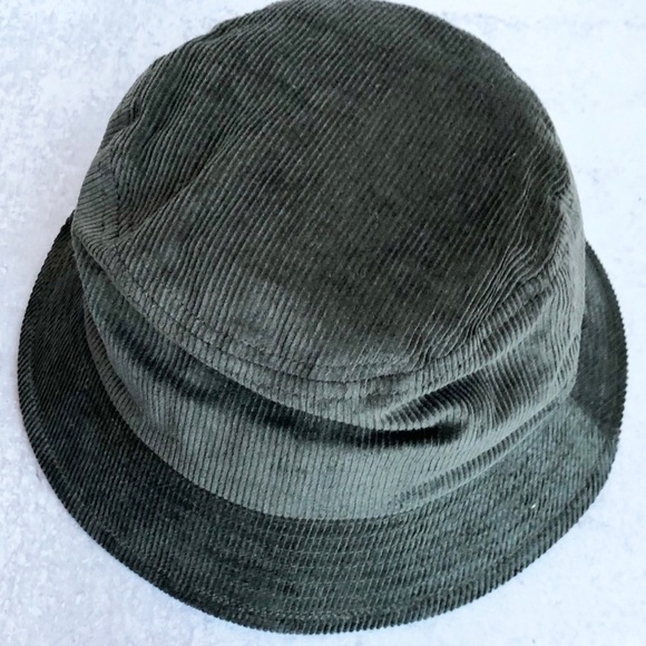Will + Bear Earth Bucket Hat Green Corduroy Organic Hemp Small - Picture 5 of 11